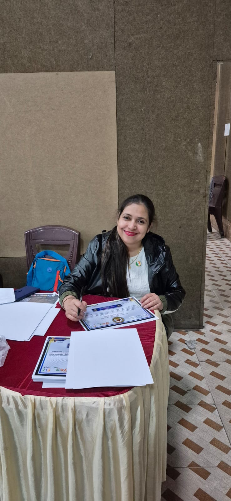 Registration services desk