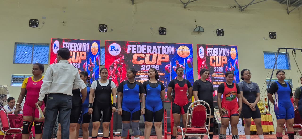 Goldie's Gym powerlifting team lineup at Federation Cup 2026